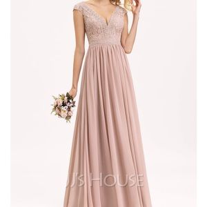 Rose formal lace dress
